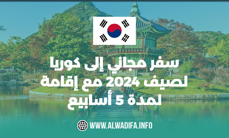 فرصة استثنائية سفر مجاني إلى كوريا لصيف 2024 مع إقامة لمدة 5 أسابيع